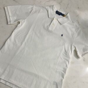 White Polo Shirt by Polo Ralph Lauren (Boys Size 14-16)
